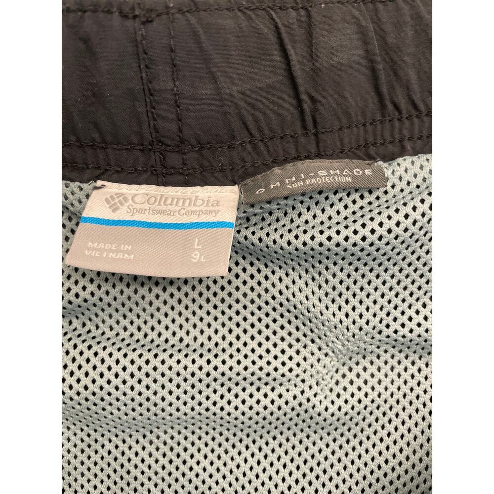 Columbia Omnishade Black Swim Trunks LG - Picture 3 of 10